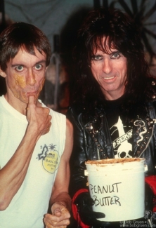 Iggy Pop and Alice Cooper, NYC - 1989