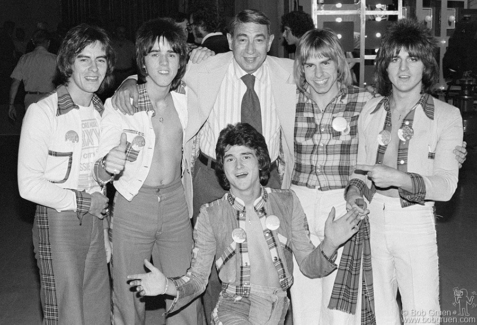Bay City Rollers and Howard Cosell, NYC - 1975
