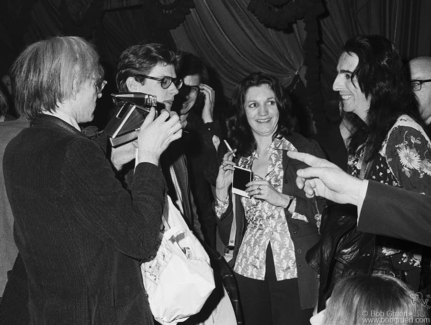 Andy Warhol and Alice Cooper, NYC - 1973