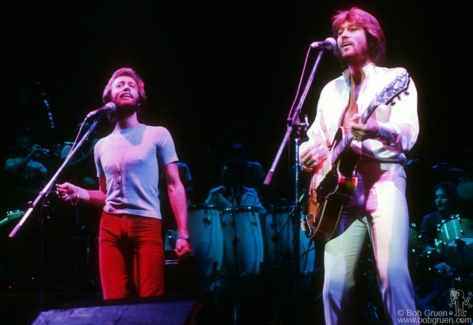 Robin Gibb and Barry Gibb, NYC - 1976