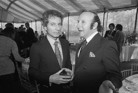 Ron Delsener and Clive Davis, NYC - 1976