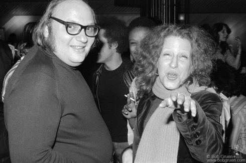 Stanley Snadowsky and Bette Midler, NYC - 1974