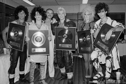 Billy Idol and Bill Aucoin, NY - 1984