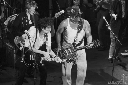 Ronnie Wood and Bo Diddley, NYC - 1987