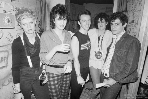 Pat Place, Laura Kennedy, Topper Headon, Cynthia Sley and Dee Pop, NYC - 1981