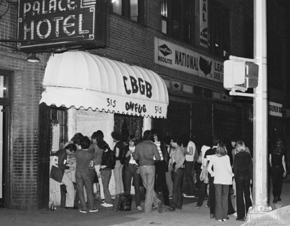 Outside CBGB, NYC - 1975