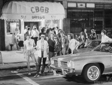 Outside CBGB, NYC - 1975