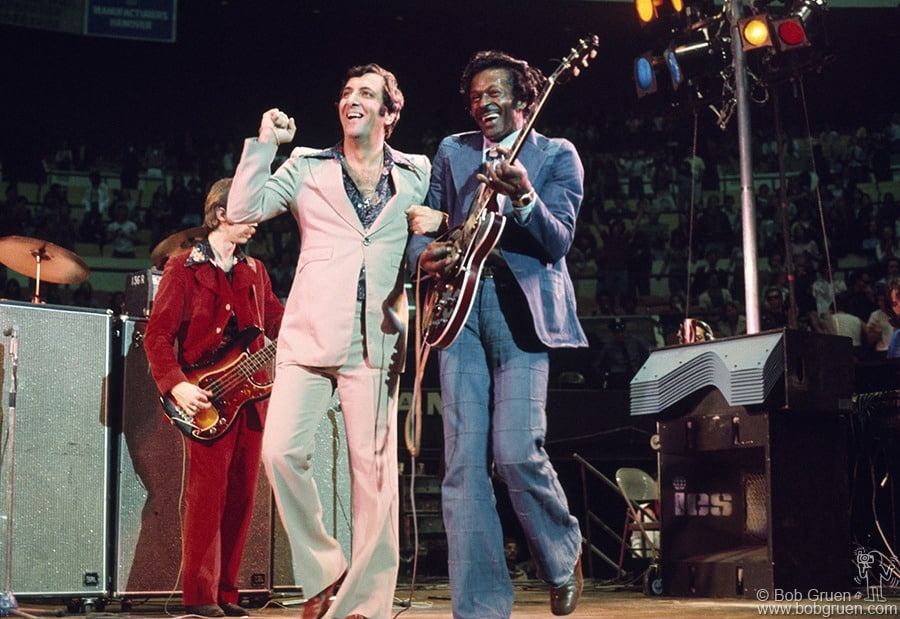 Don Kirshner and Chuck Berry, NYC- 1975