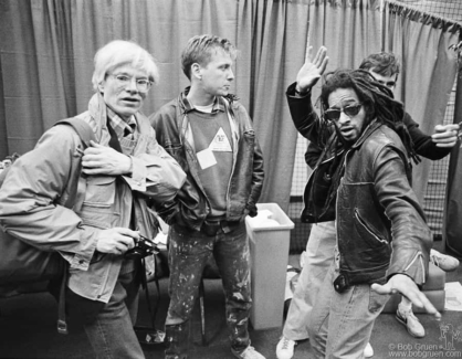 Andy Warhol and Don Letts, NYC - 1982