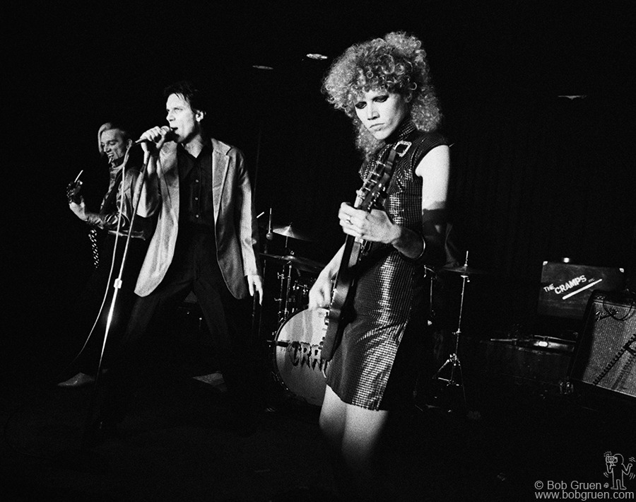 Bryan Gregory, Lux Interior and Poison Ivy, NYC - 1978