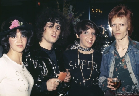 Marc Bolan and David Bowie, NYC - 1974