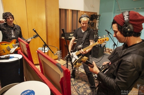 Jesse Malin, Mike Dirnt and Billie Joe Armstrong, NYC - 2009