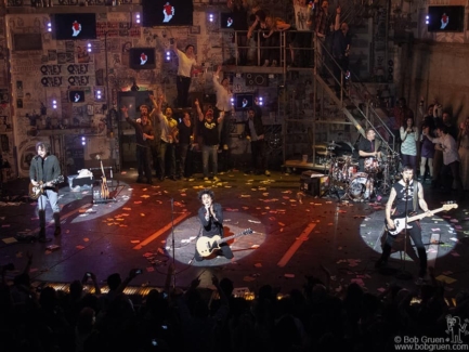 Green Day and American Idiot musical cast, NYC - 2011