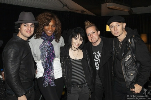 Green Day, Serena Williams and Joan Jett, London - 2010