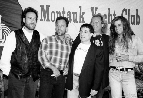 Joe Ely, Billy Joel, Paul Simon and Mick Jones, NY - 1991