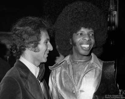 Ron Delsener and Sly Stone, NYC - 1972