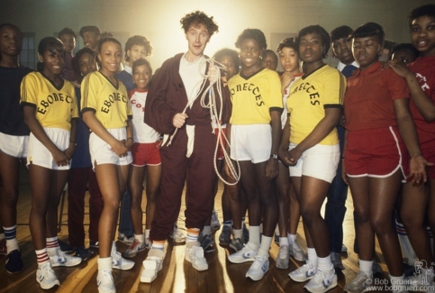 Malcolm McLaren and Double Dutch girls, NYC - 1983