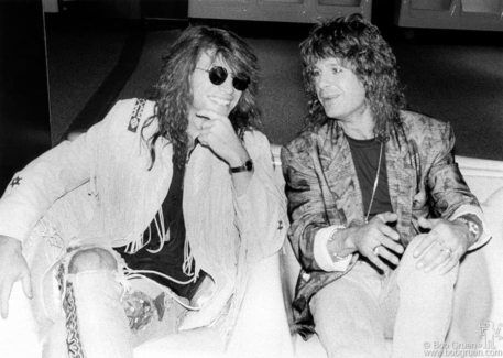 Jon Bon Jovi and Ozzy Osbourne, Russia - 1989