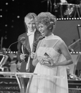 David Bowie and Aretha Franklin, NYC - 1975