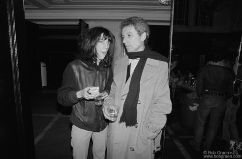 Patti Smith and Ron Delsener, NYC - 1976