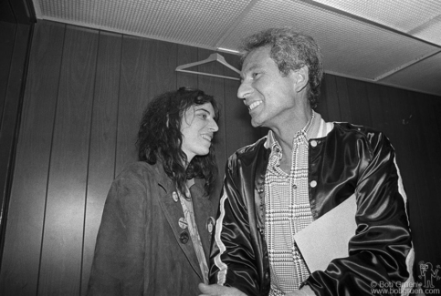 Patti Smith and Ron Delsener, NYC - 1978