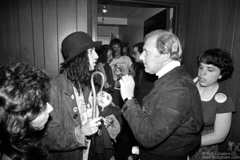 Patti Smith and Frank Barsalona, NYC - 1978