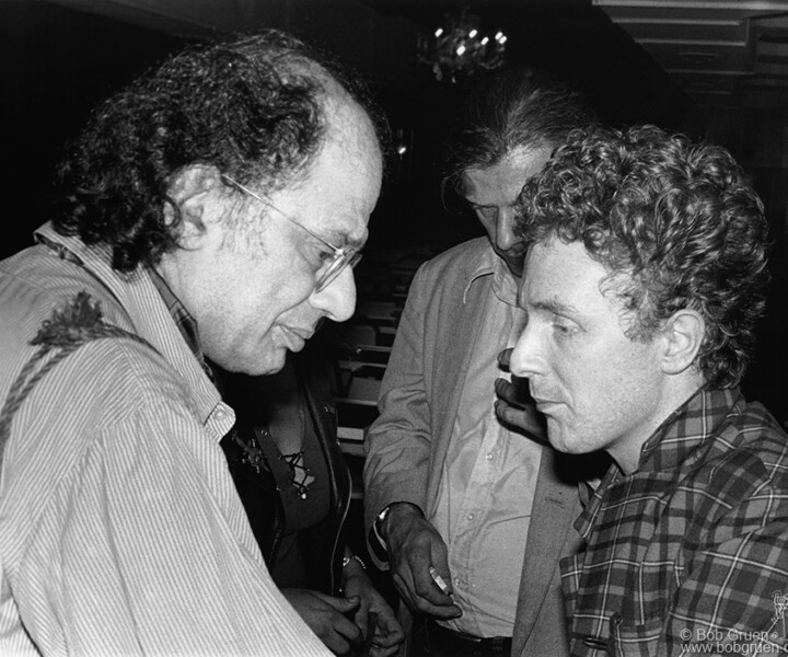 Allen Ginsberg and Malcolm McLaren, NYC. October 1978. <P>Image #: PunkAwards1078_1-14_1978 © Bob Gruen