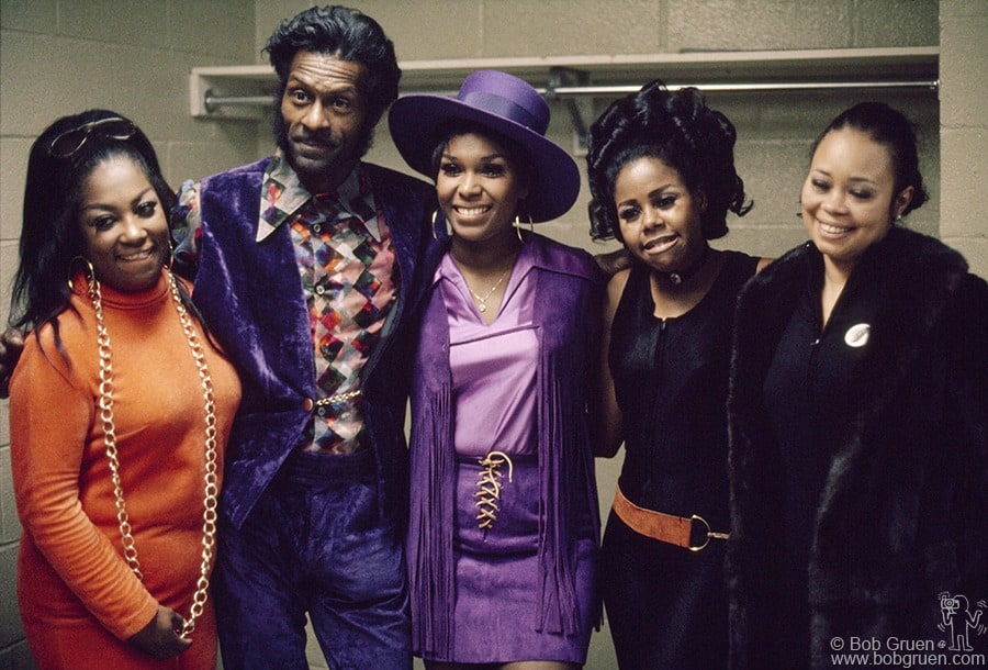Chuck Berry and Shirelles, NYC - 1970