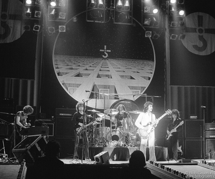 Blue Oyster Cult, Academy of Music, NYC. December 31, 1974. <P>Image #: RS8_2-33a_1974 © Bob Gruen