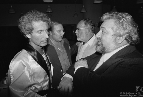 Ron Delsener, Frank Barsalona and Jerry Wexler, NYC - 1976