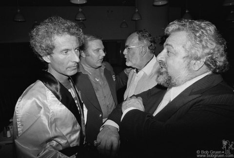 Ron Delsener, Frank Barsalona and Jerry Wexler, NYC - 1976