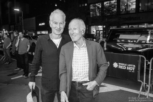 John McEnroe and Ron Delsener, NYC - 2022
