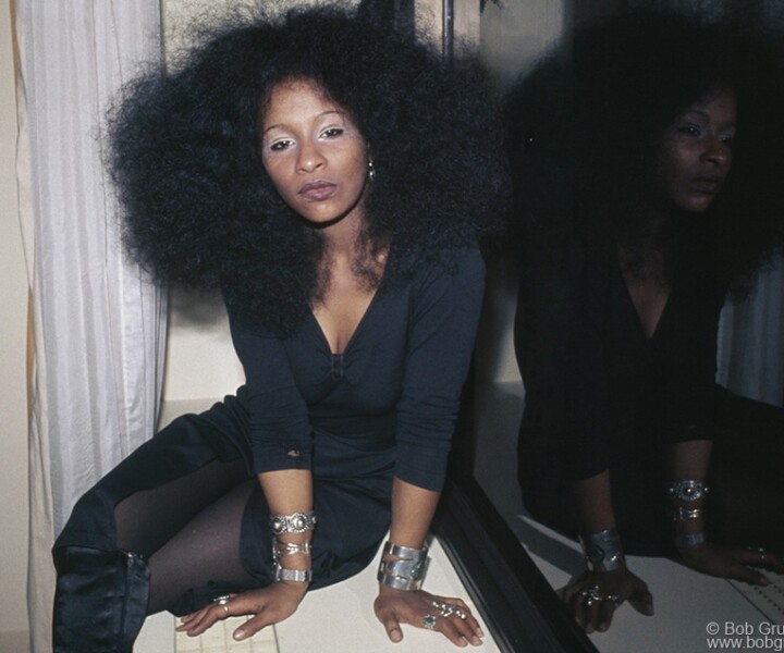 Chaka Khan, Americana Hotel, NYC. March 1975. <P>Image #: Rufus_ChakaKhan375_1975_2 © Bob Gruen