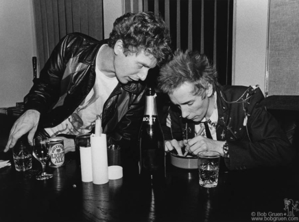 Malcolm McLaren and Johnny Rotten, London - 1976