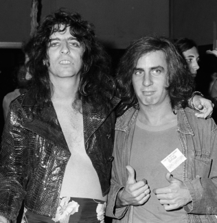 Alice Cooper and Danny Fields, NJ - 1972