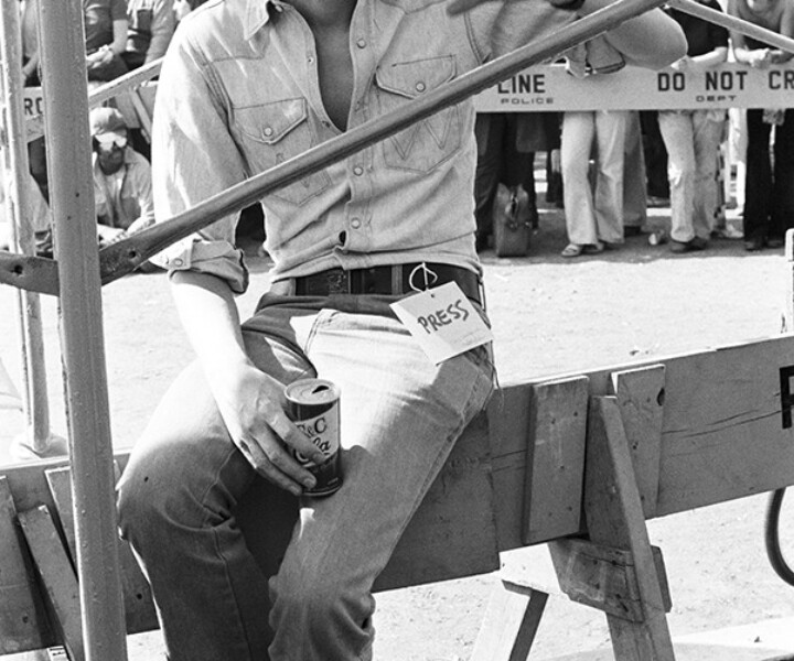 Chris Charlesworth, Central Park, NYC. May 11, 1975. <P>Image #: WIO575_3-20a_1975 © Bob Gruen