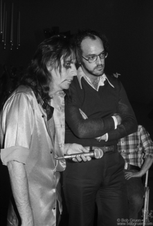 Shep Gordon and Alice Cooper, Toronto - 1975