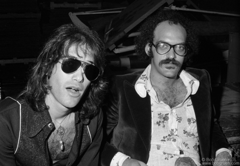 Jonny Podell and Shep Gordon, NYC - 1973