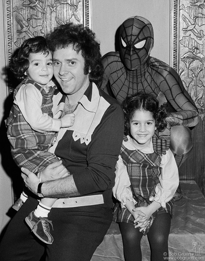 Neil Bogart, Spider-Man and children, NYC - 1972