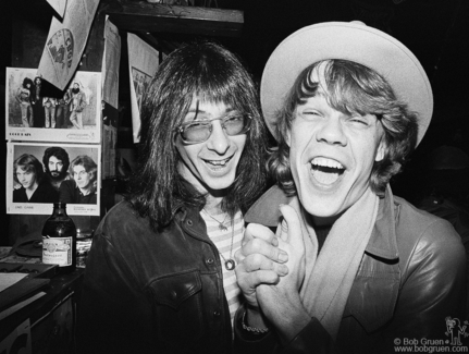 Lenny Kaye and David Johansen, NYC - 1977