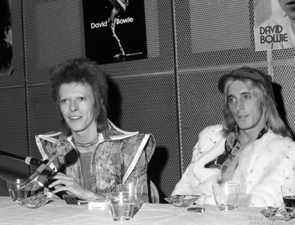 David Bowie and Mick Ronson, NYC - 1972