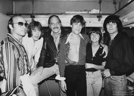 Radio DJ, Rick Derringer, Radio DJ, David Johansen, Meg Griffin and Dee Dee Ramone, NYC - 1978