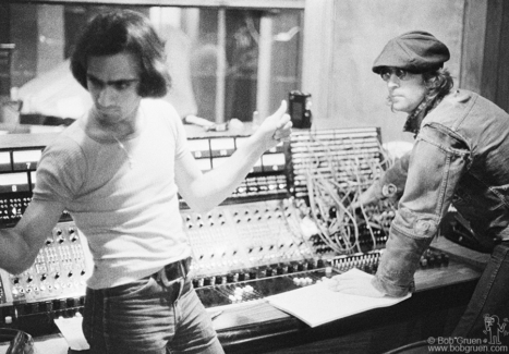 Jimmy Iovine and John Lennon, NYC - 1974
