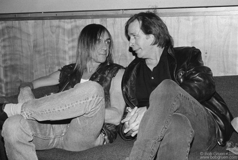 Iggy Pop and Legs McNeil, NYC - 1997