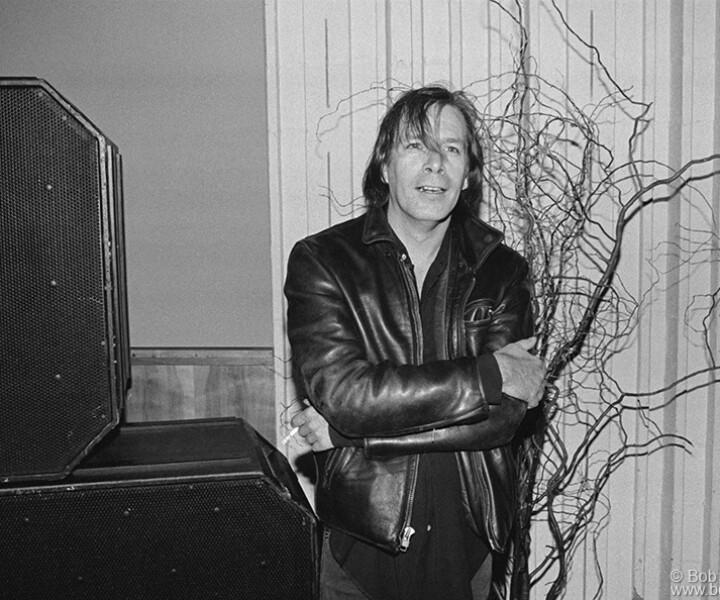 Legs McNeil, Sony Studio, NYC. April 1997. <P>Image #: IggyPop497_1-5a_1997 © Bob Gruen