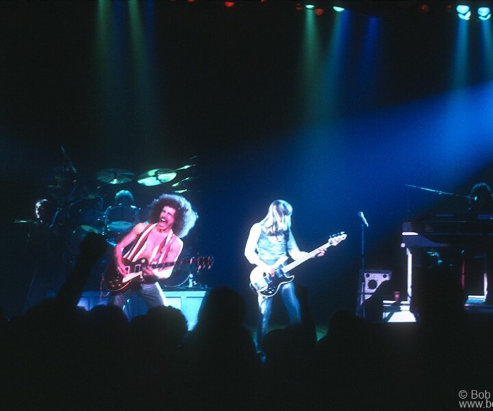 Journey, Palladium, NYC. June 9, 1979. <P>Image #: Journey679_1979_2_fullframe © Bob Gruen