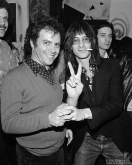 Jerry Rubin and Lenny Kaye, NYC - 1977