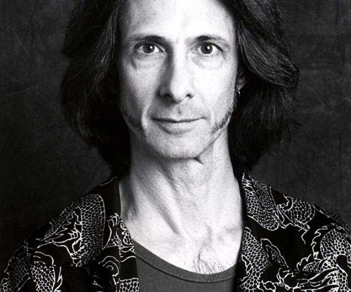 Lenny Kaye, Westbeth Studio, NYC. July 1993. <P>Image #: LennyKaye793_1-18_1993 © Bob Gruen