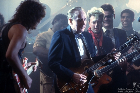 Eddie Van Halen, B.B. King, Les Paul and Brian Setzer, NY - 1988