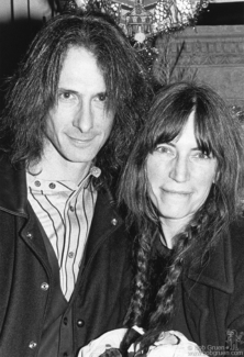 Lenny Kaye and Patti Smith, NYC - 1995